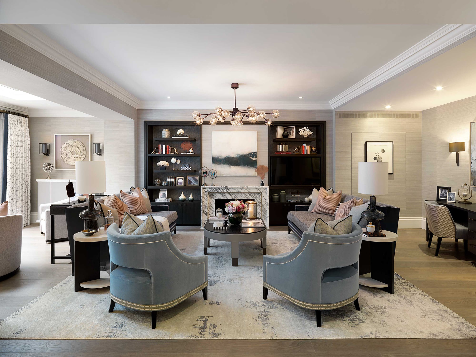 Belgravia Apartment London Lightworks Lighting Design Consultants