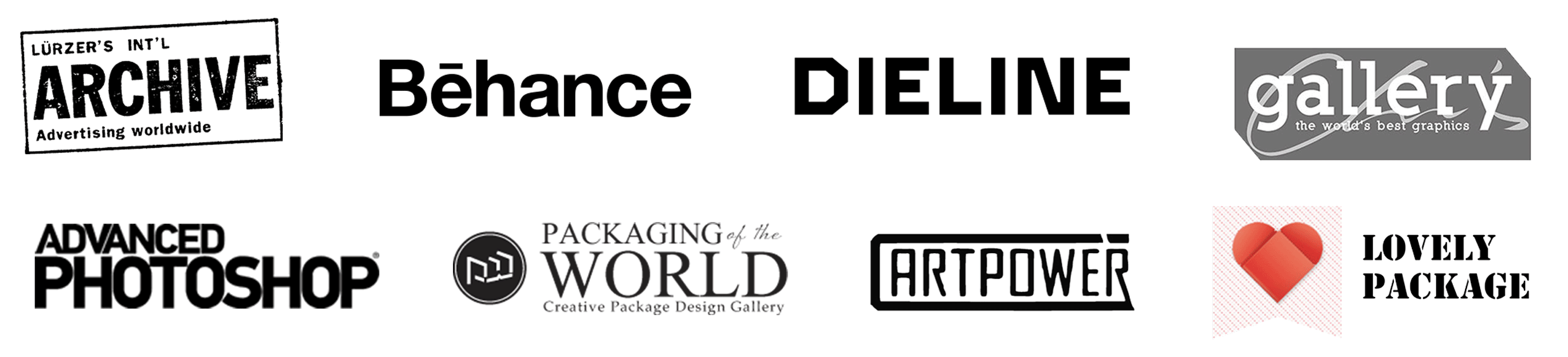 logo list of selected features