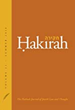 Hakirah: The Flatbush Journal of Jewish Law and Thought