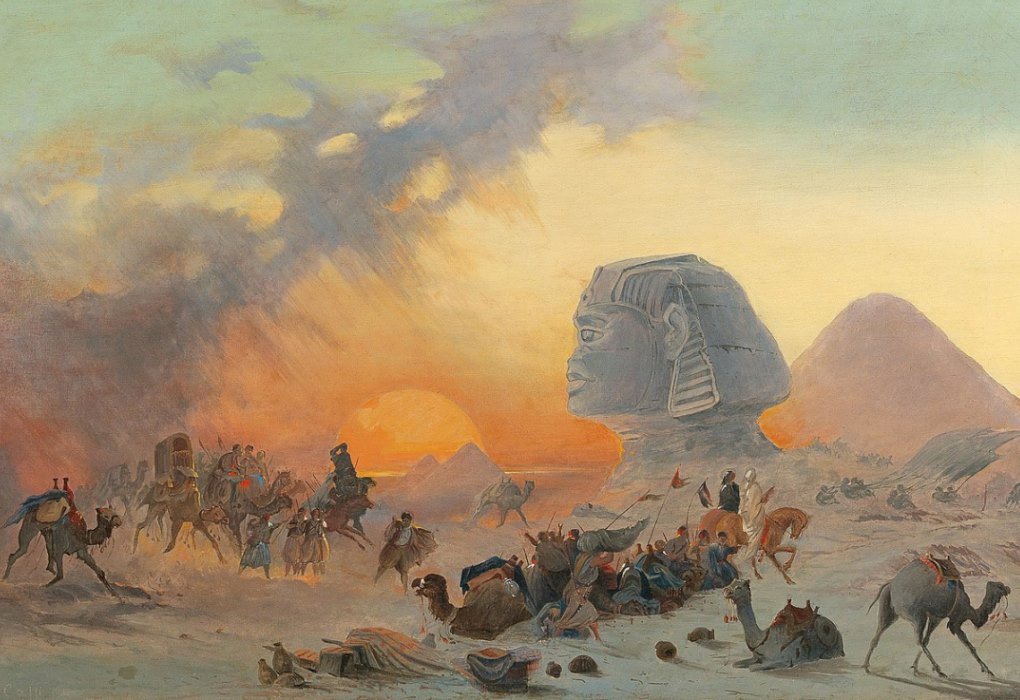 YHWH Battles the Egyptians with a Fiery Cloud