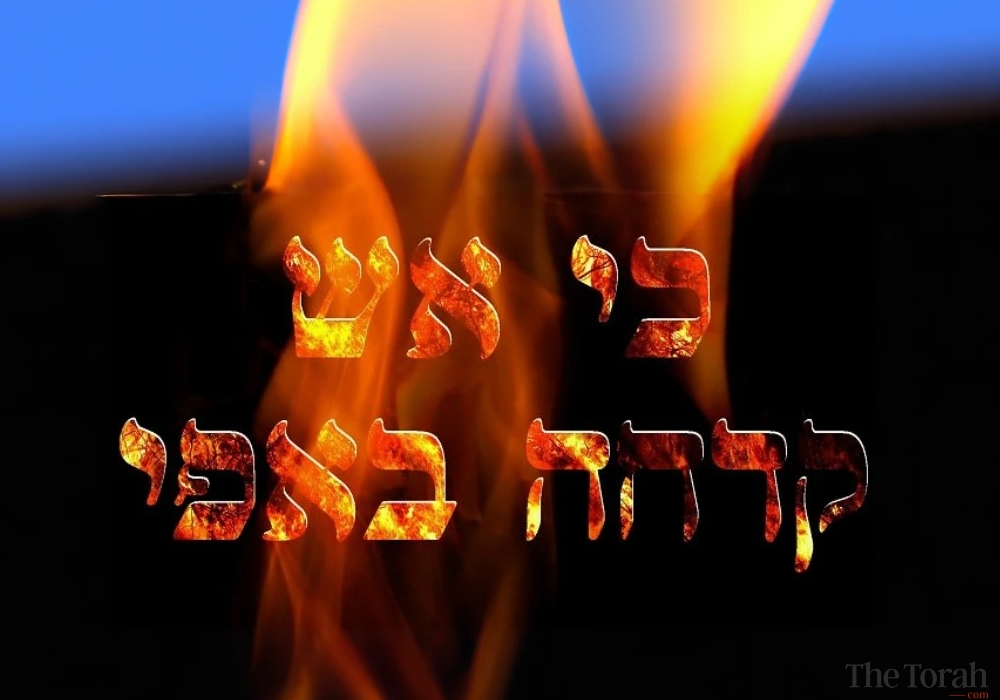 God’s Flaming Fiery Anger