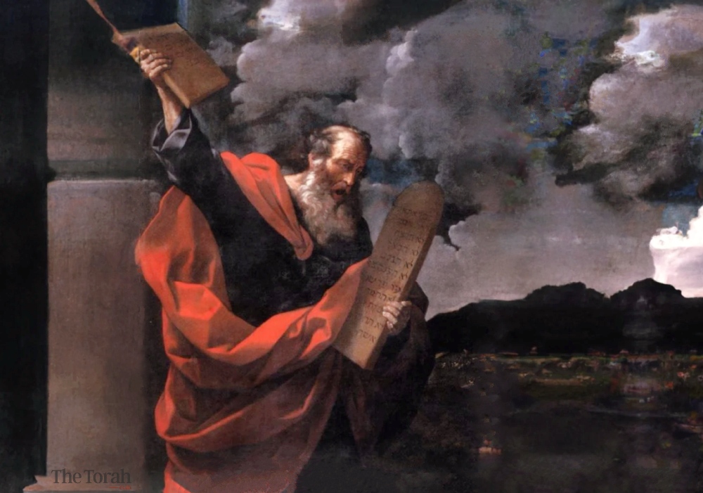 Moses Shatters the Tablets – in Anger