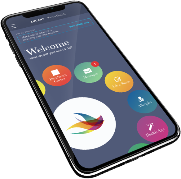 Narus Health mobile app