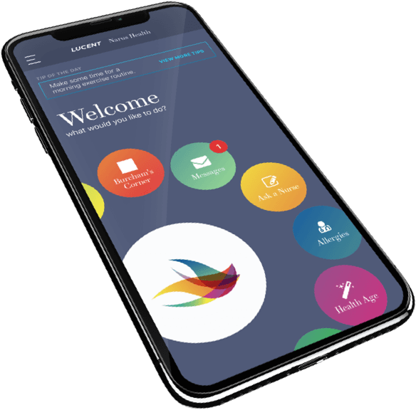 Narus Health mobile app