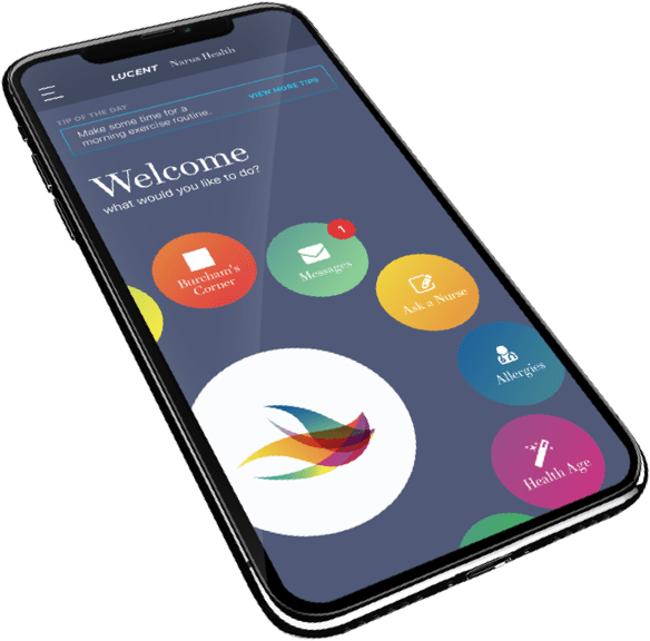 Narus Health mobile app