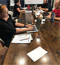 Robin Realty team members working together