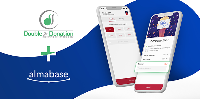 Almabase and Double the Donation Announce Integration with 360MatchPro ...