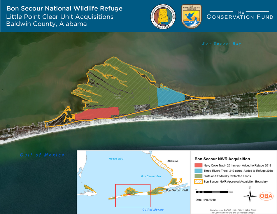 Bon Secour Wildlife Refuge Map 04 15 19 950pxl