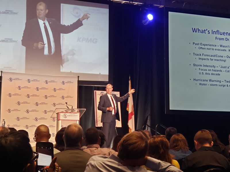 Ken Graham at the 33rd annual Governor's Hurricane Conference