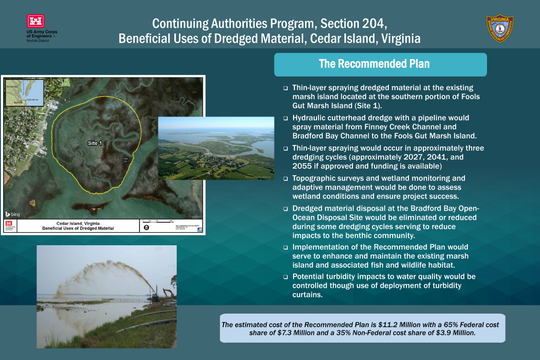 Comments are being solicited from the public about a proposal to use dredge materials to build up marshland near Wachapreague, Virginia.