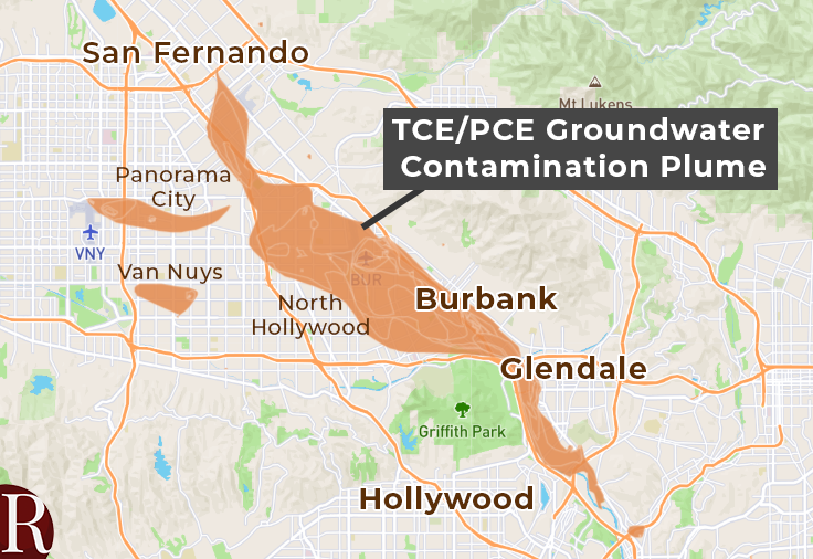 Groundwater plume