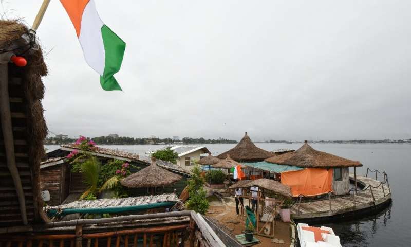 The 'Floating Island' boasts two thatched bungalows and a restaurant with a bar and two small pools, spread out over 1,000 squar