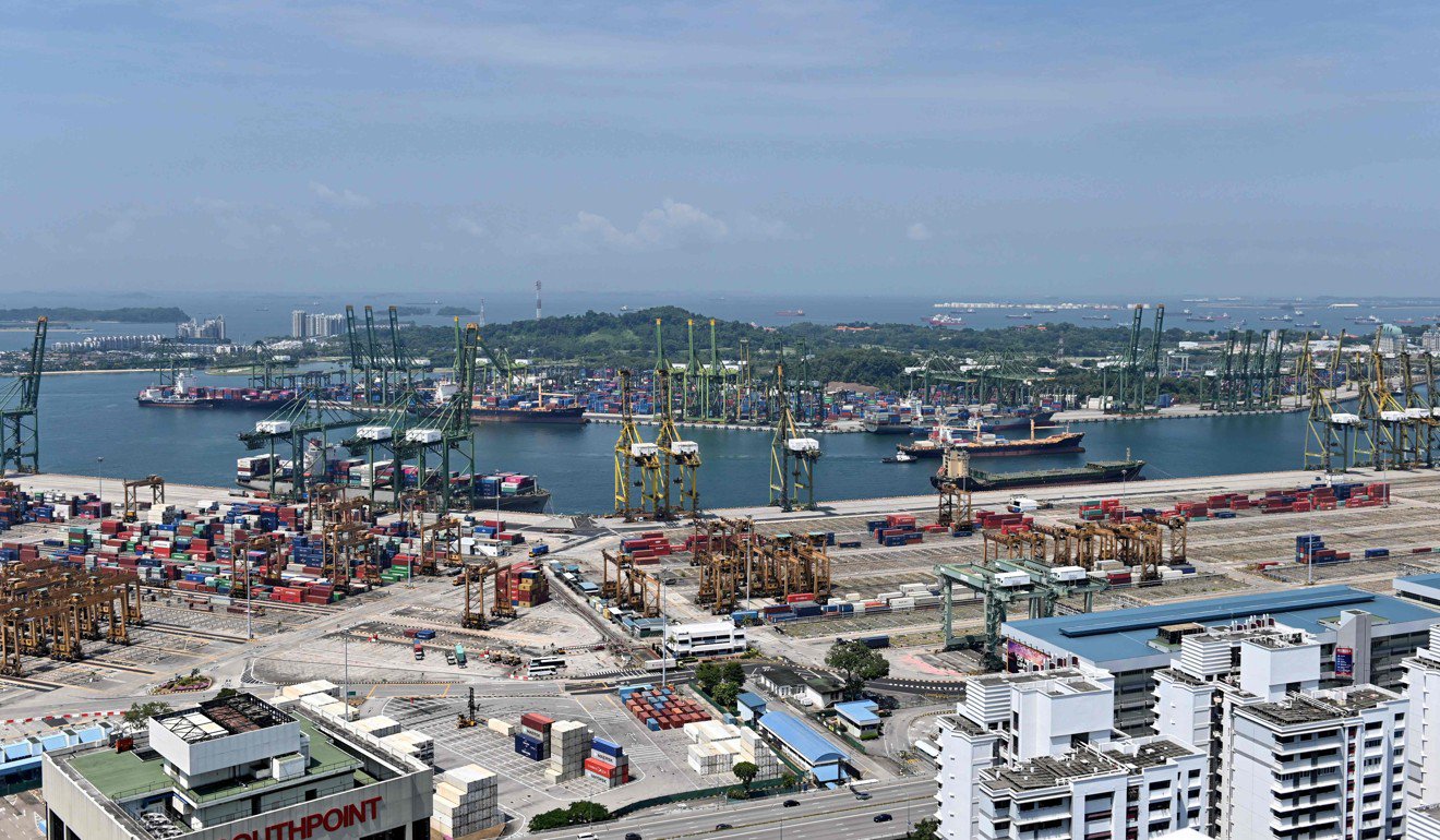 About one-third of Singapore’s land is less than 5m above sea level. Photo: AFP