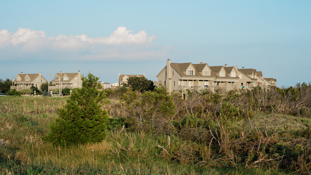 The land is adjacent to the Serenity Point townhome community. (Port City Daily photo/Mark Darrough)