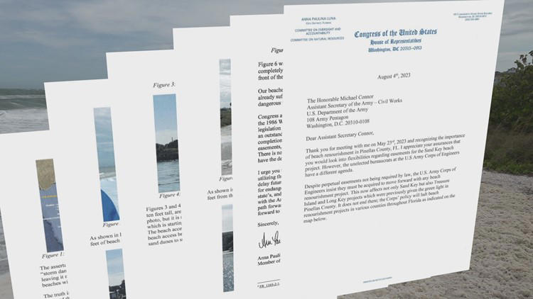 Coastal News Today | FL - 'I'll never back down': Rep. Anna Paulina Luna asks Army Corps of Engineers to renourish Pinellas beaches - Vimarsana News