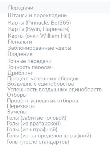 Дополнительные параметры