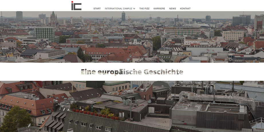 Moderner Eröffnungsbereich