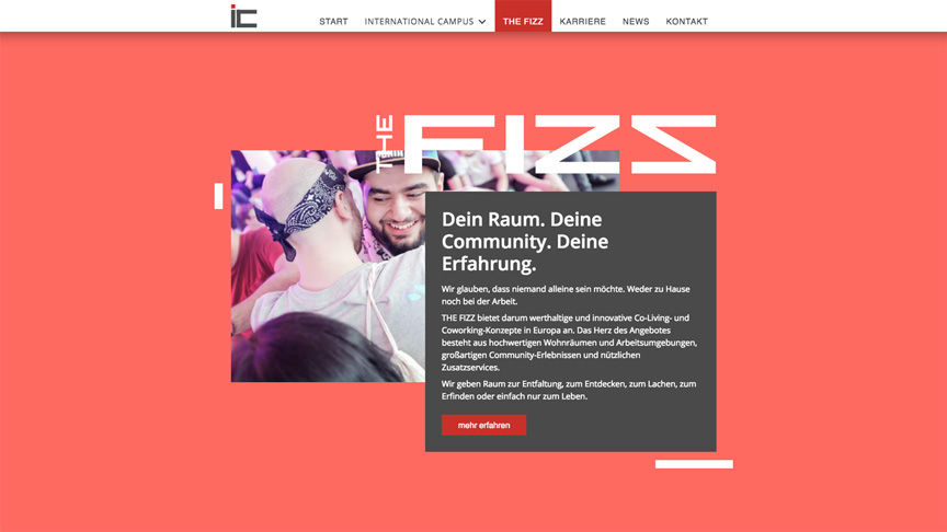Besonderes Design für die Produkte