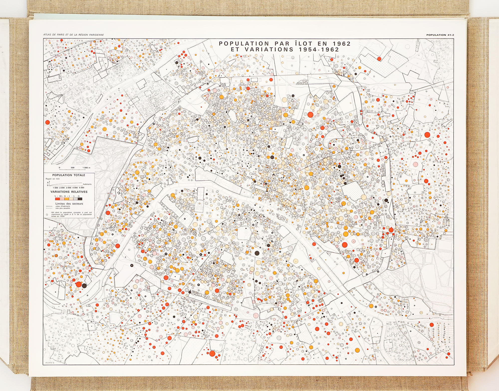 Atlas De Paris Et De La R gion Parisienne 1967