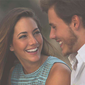 straight smiling couple orthodontics