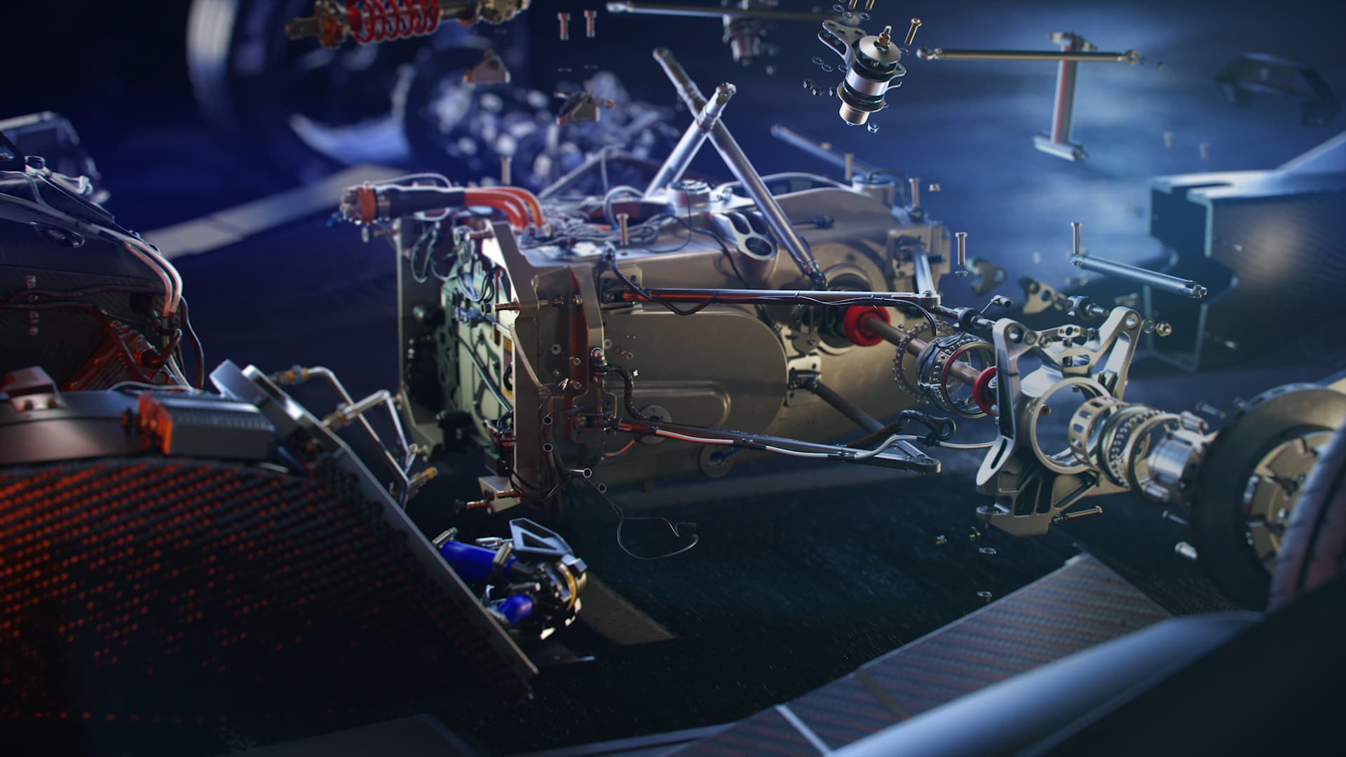 Formula E Gen2 Car Exploded