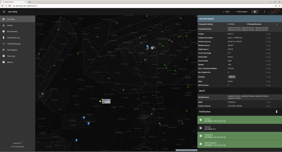 SeRo Systems’ ADS-B/SSR Tracking Software