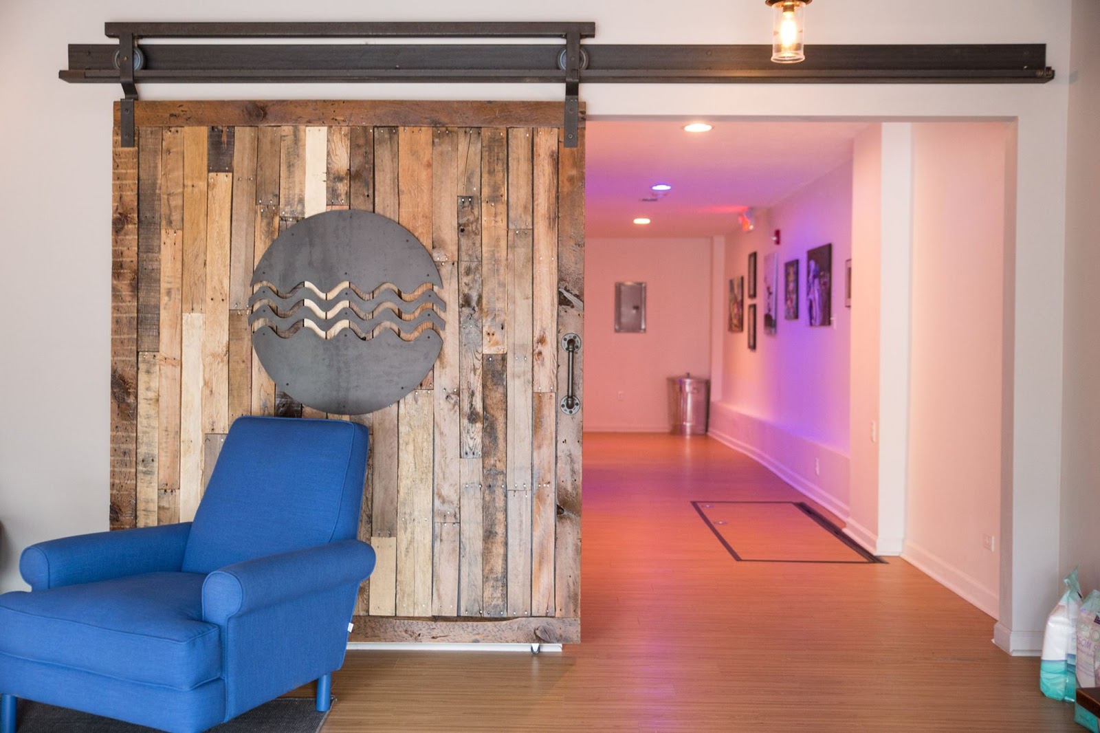 lobby at Levity Float Studio