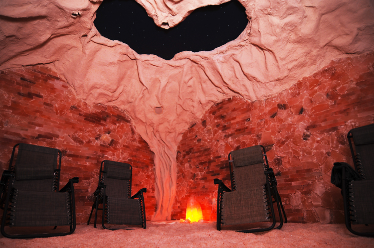 Himalayan Salt cave at Peace, Love, & Zen