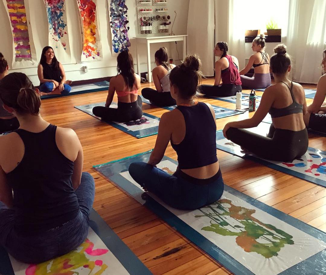Paint Party at Yoga Motif Pittsburgh