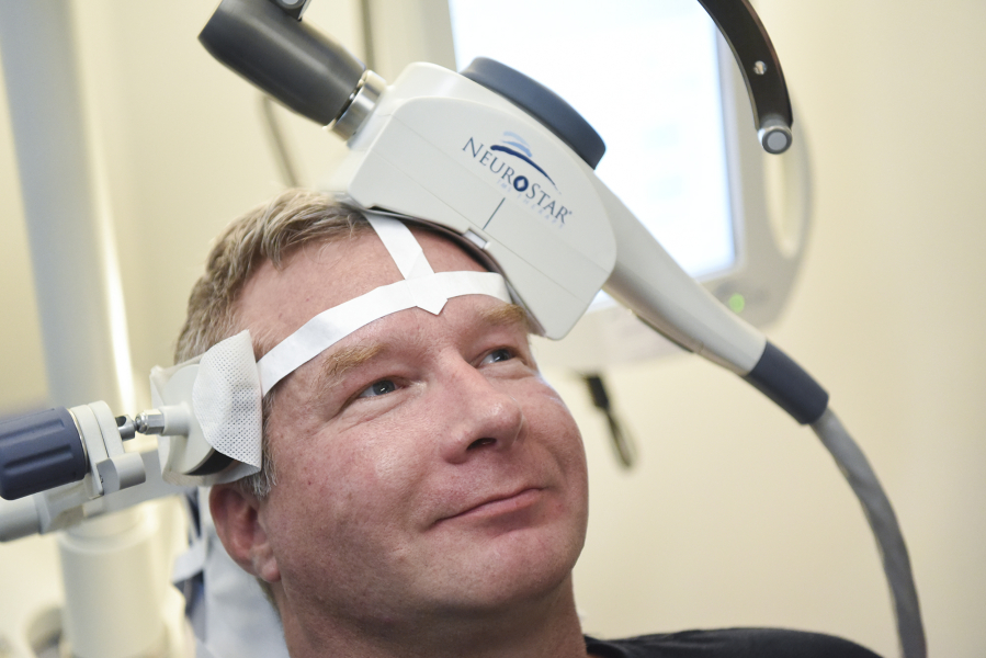 Man tries TMS using NeuroStar
