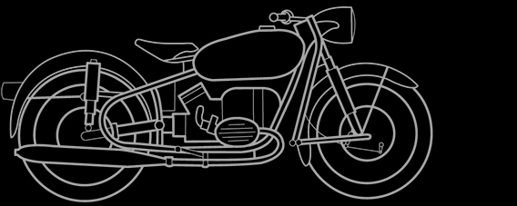 Illustration of a BMW R 50, R 60, R 50/2, R 60/2