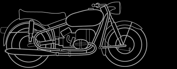 Illustration of a BMW R 69, R 50 S, R 69 S