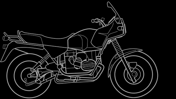 Illustration of a BMW R 80 GS, R 100 GS