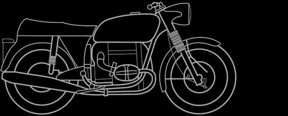Illustration of a BMW R 50/5, R 60/5, R 75/5