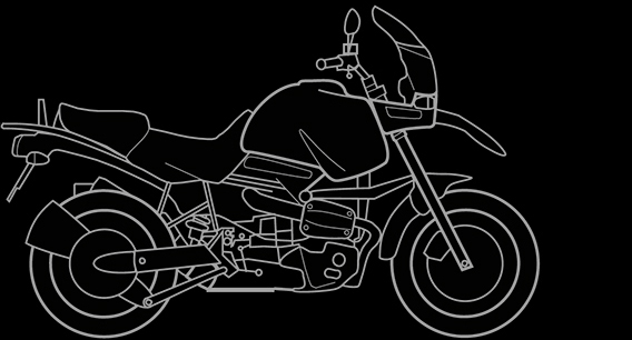 Illustration of a BMW R 1100 GS, R 850 GS
