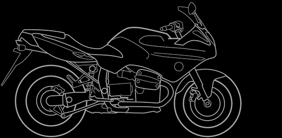 Illustration of a BMW R 1100 S