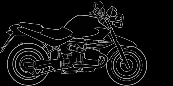 Illustration of a BMW R 1150 R