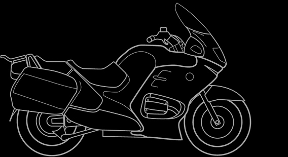 Illustration of a BMW R 1150 RT