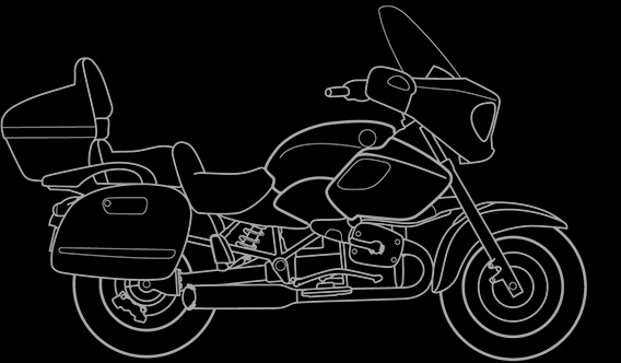 Illustration of a BMW R 1200 CL