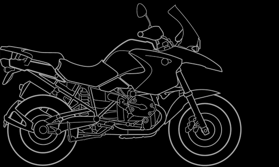 Illustration of a BMW R 1200 GS