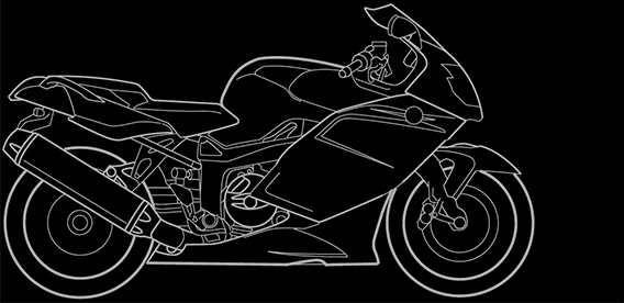 Illustration of a BMW K 1200 S