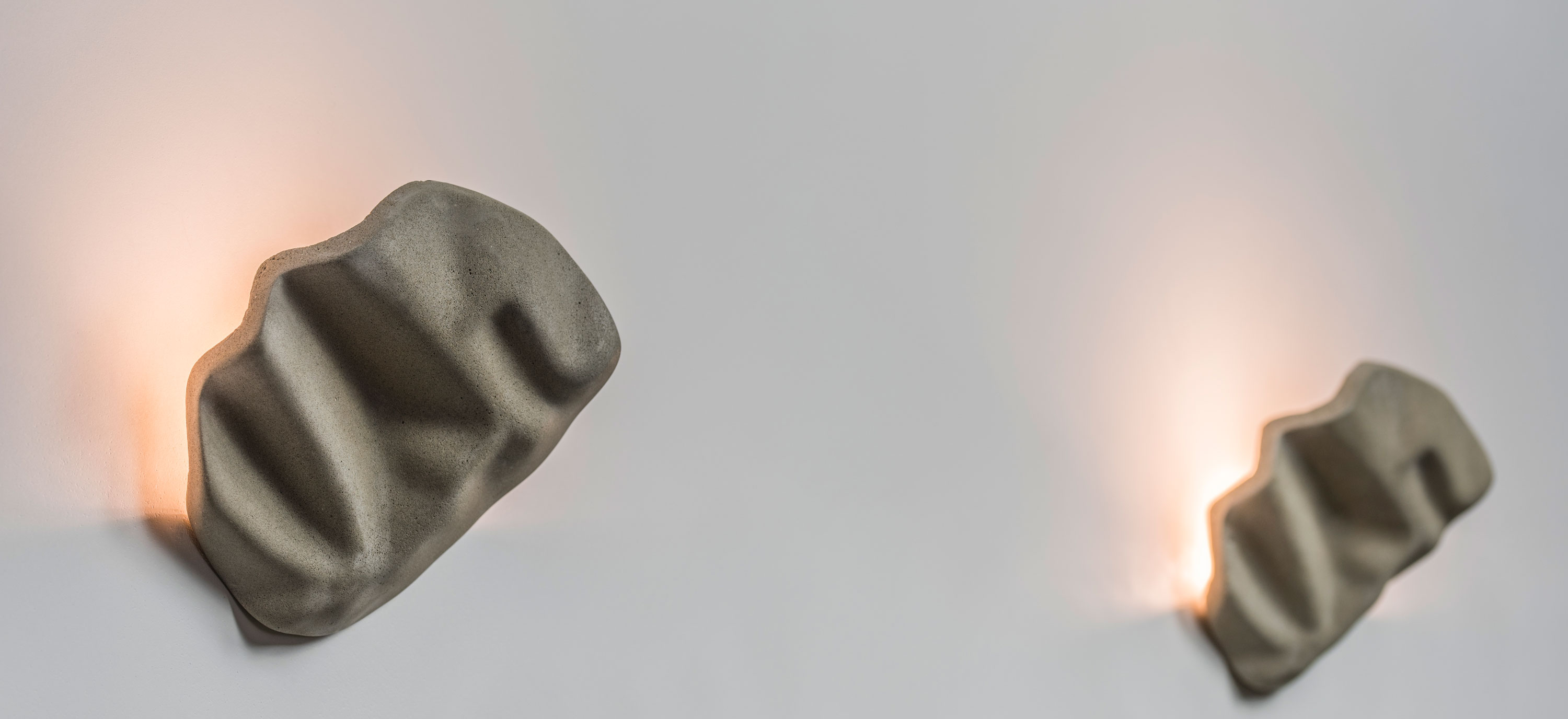Mercury Uplighter Cast in Concrete