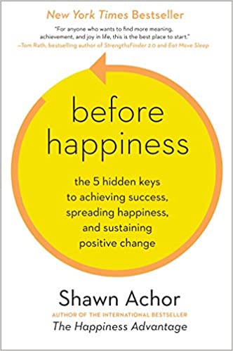 Book jacket Before Happiness