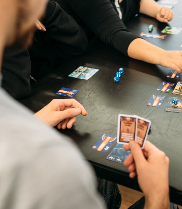 Partie de jeu de cartes