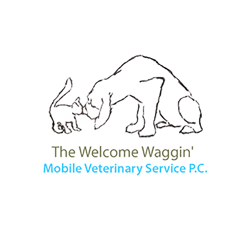 The Welcome Waggin' Mobile vet service logo