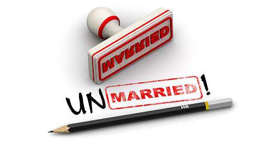 stamp and pencil - unmarried