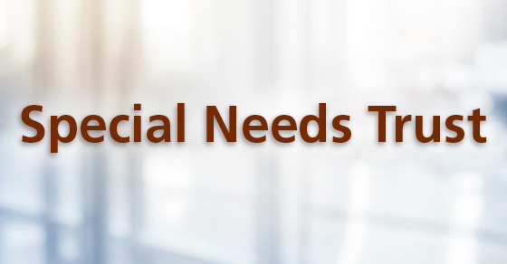 special needs trust
