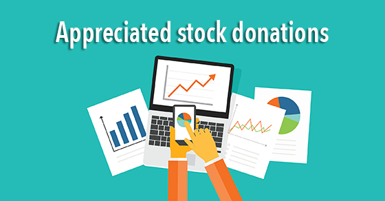 appreciated stock donations illustration