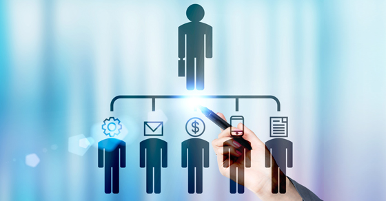 illustration of organizational chart