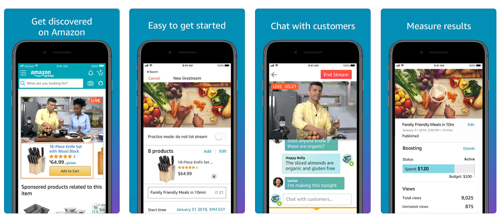 benefits of livestreaming on amazon live